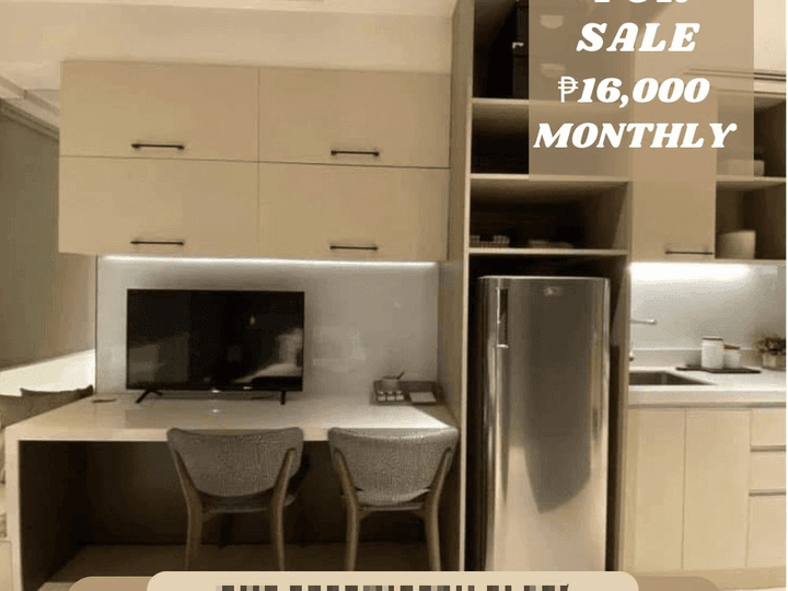 Semi-Furnished 35.64 sqm 1-bedroom Residential Condo Rent-to-own in Mandaluyong