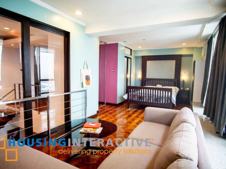 SEMI FURNISHED 2BR LOFT TYPE CONDO UNIT FOR RENT AT THE ASIA TOWER