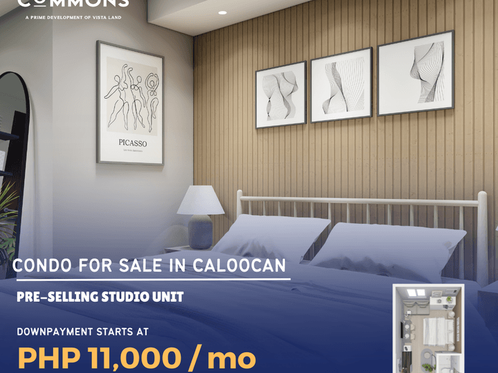 23.76 sqm Studio Condo For Sale in Caloocan Metro Manila