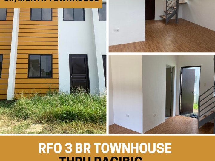 RFO 3BR Townhouse thru Pagibig in Laguna