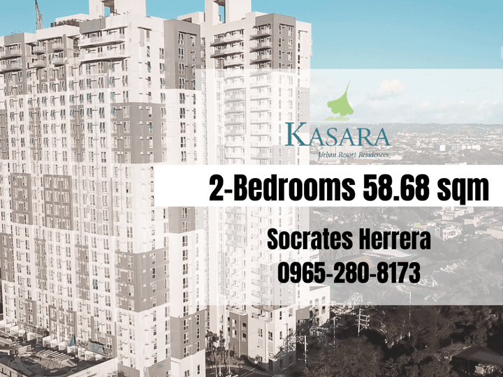 2-Bedroom with Balcony In Kasara Urban Resort Residences