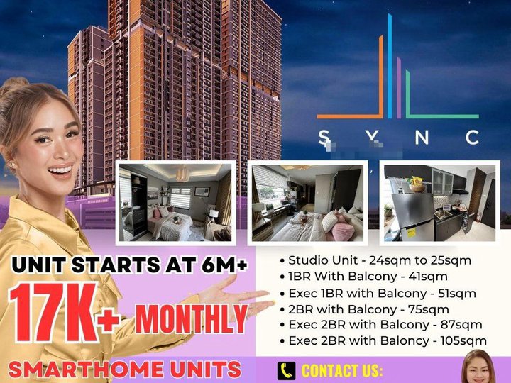 Affordable Pre-Selling Studio Condo Unit in C5 Pasig City SYNC N Tower