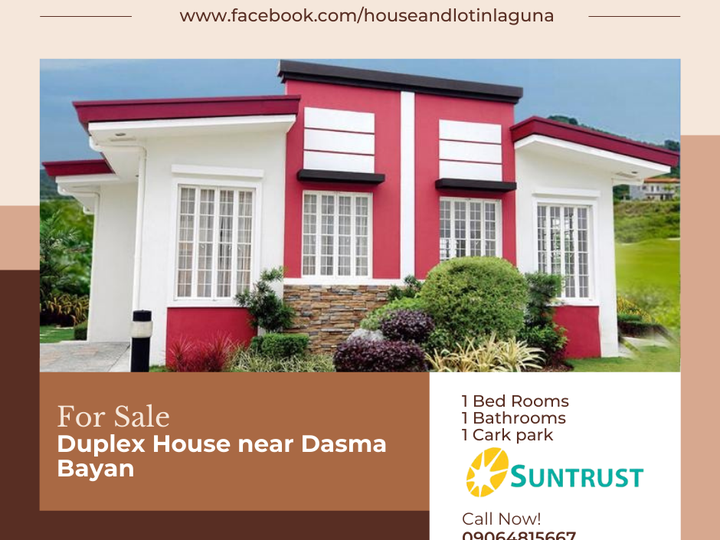 Duplex house and lot for sale in cavite near SM dasma and Vista Mall
