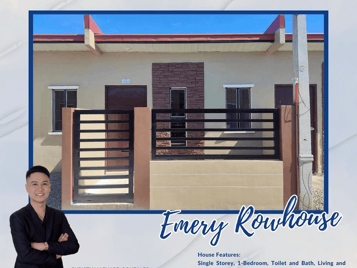 Emery 1-bedroom Rowhouse For Sale in Lumina Tarlac