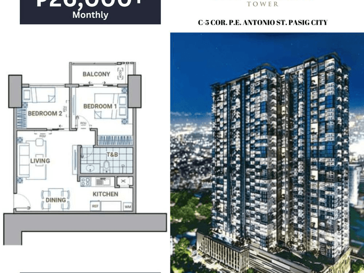 The Valeron Tower by DMCI Homes Pasig near Tiendesitas and Arcovia City