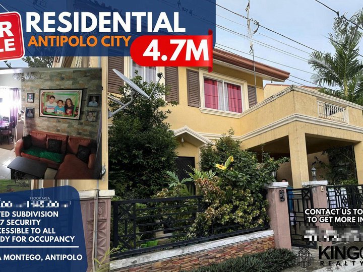 3-bedroom Townhouse For Sale in Antipolo Rizal - Camella Montego (OPEN FOR BANK LOAN)