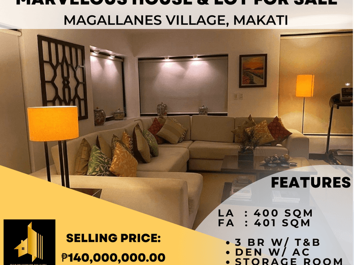 3-bedroom Single Detached House For Sale in Makati