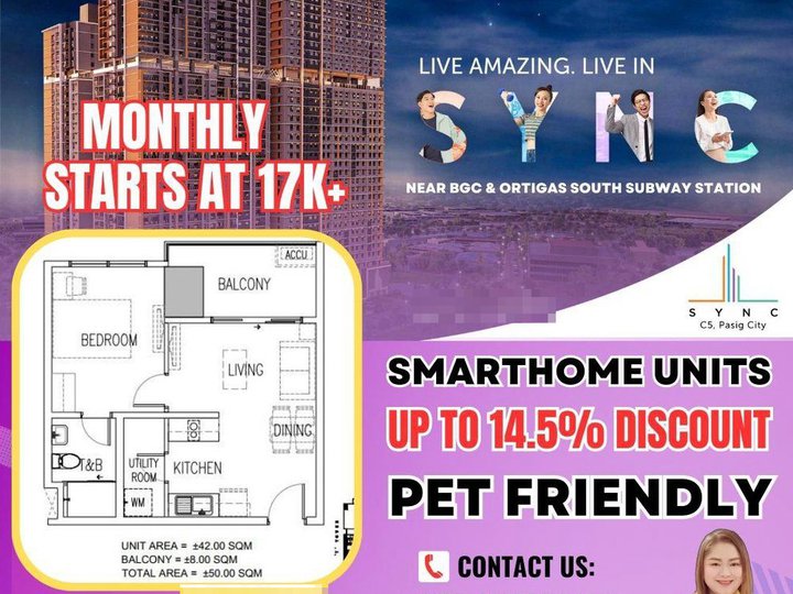 Pet Friendly Affordable Pre-selling Studio condo for sale in C5 Pasig