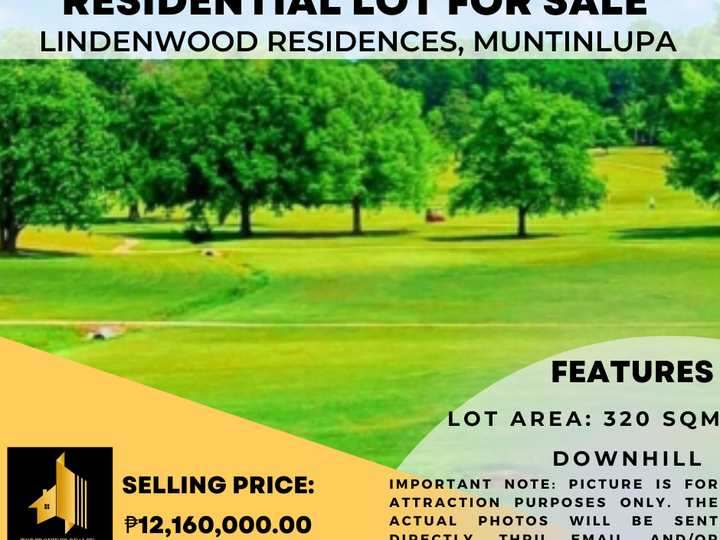 Residential Lot For Sale in Lindenwood Residences, Muntinlupa City