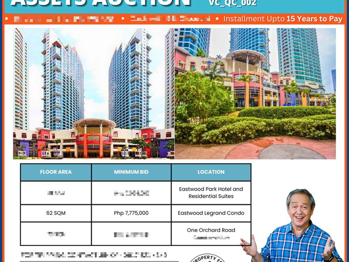 Eastwood Parkview CONDOMINIUM UNITS FOR AUCTION