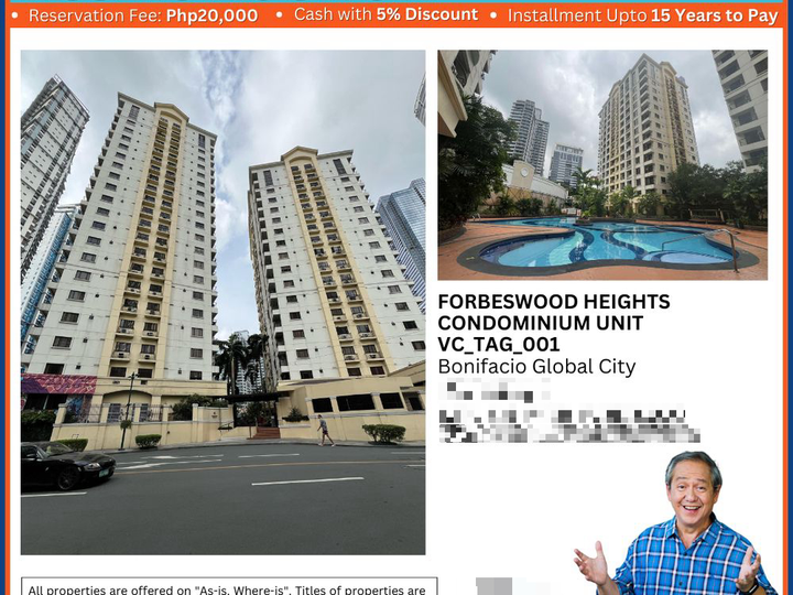 FORBESWOOD HEIGHTS CONDO UNIT FOR AUCTION