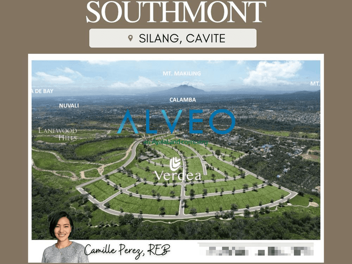 298 sqm Executive Residential Lot in Verdea Silang Cavite by Southmont Ayala Land PRESELLING