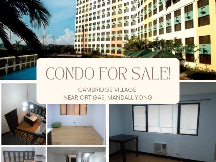 Rush Sale for 2.5M Spacious 1BR Loft type Condo near Ortigas