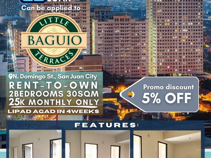 Rent to own 2br 251K DP MOVEIN SAN JUAN CITY [Condo 🏙️] (January 2024