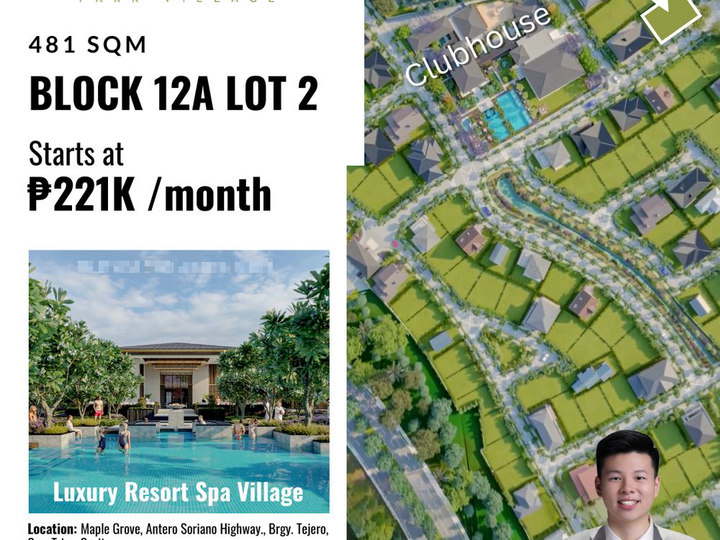 Maple Grove Park Village Luxury Resort Inspired Spa Village (481 sqm) located in Cavite's Business