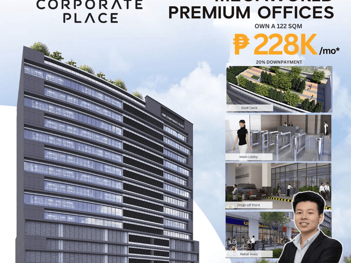One Corporate Place Office Space for Sale in Cavite 112sqm Megaworld