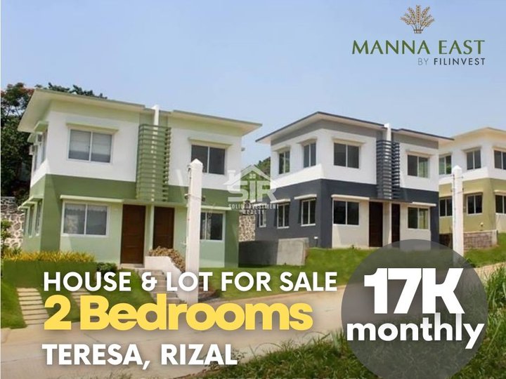 2-bedroom House & Lot For Sale in New Fields, Manna East, Teresa Rizal