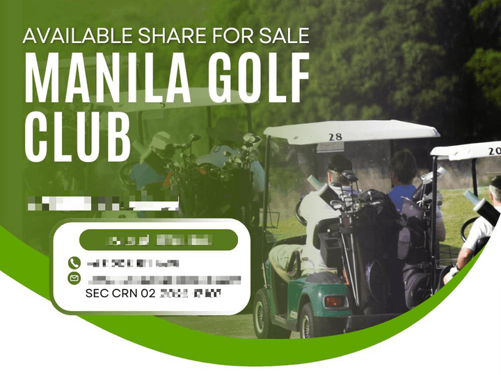 For sale: Manila Golf & Country Club Individual Share