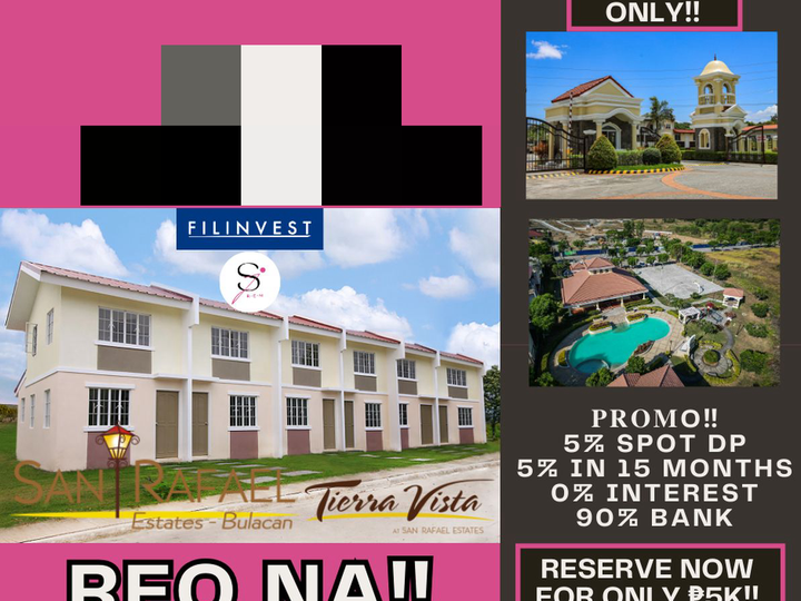 Ready For Occupancy Townhouse For Sale in San Rafael Bulacan