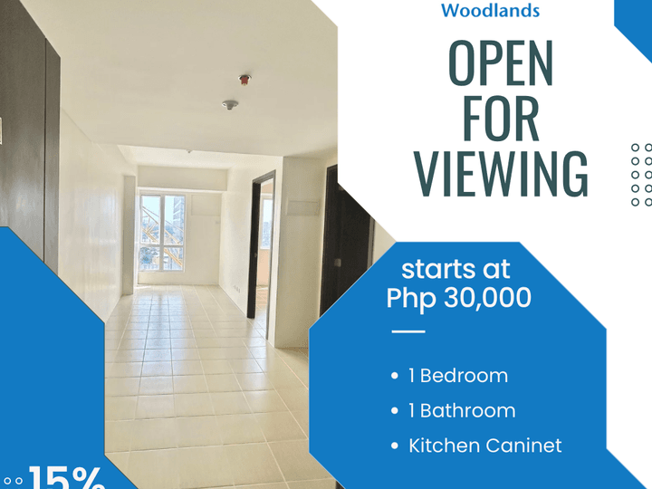 Ready For Occupancy Studio type 22.50 sqm Residential Condo Rent-to-own