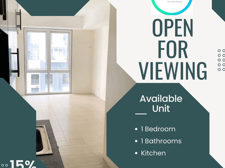 Ready For Occupancy Furnished 22.60 sqm 1-bedroom Condo Rent-to-own in Ortigas Pasig