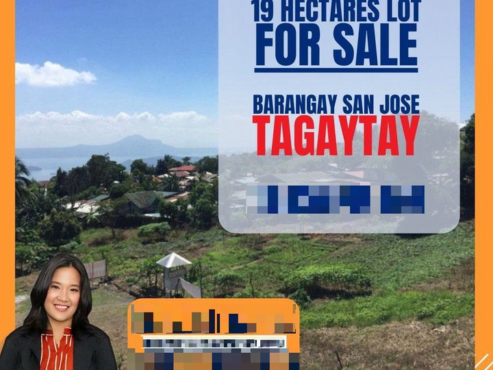 19 Hectares Lot For Sale in Barangay San Jose Tagaytay