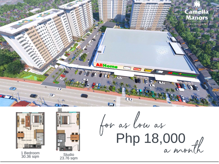 Be the first to own a condo in North Caloocan!