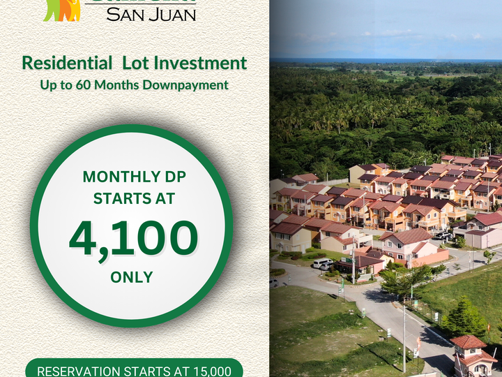 Lot Only For Sale in San Juan Batangas