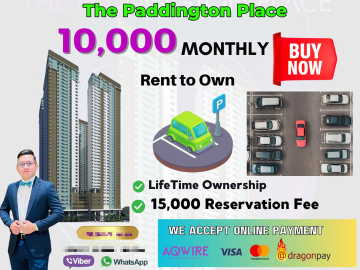 The Paddington Place Parking Slot 12.00 sqm 10K Monthly Residential Condo For Sale in Mandaluyong