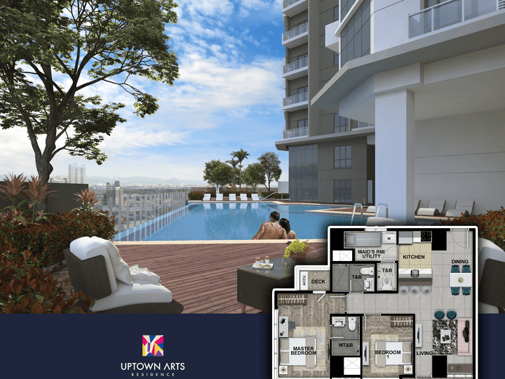 Preselling 2 bed 84 sqm Uptown Arts condo for sale Bgc Taguig The Fort