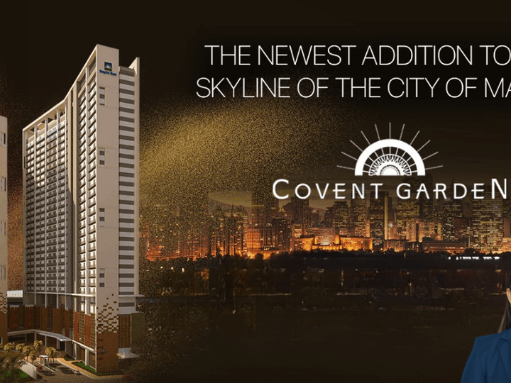 Rent to own condo Covent Garden 48.20sqm 2-bedroom Residential Condo For Sale in Manila