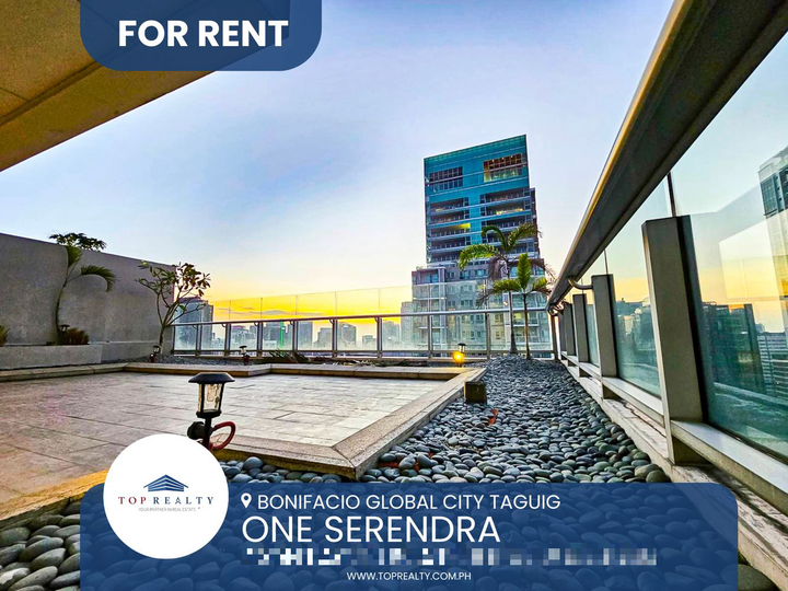 For Rent: 3 Bedroom 3BR Condo in BGC, Taguig City at One Serendra