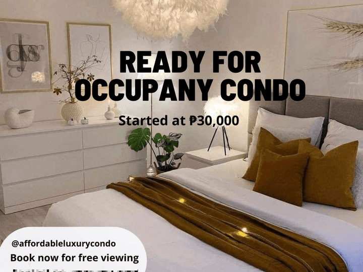 30.26 sqm 1-bedroom Condo For Sale in Mandaluyong Metro Manila | Rent to own | Pet friendly