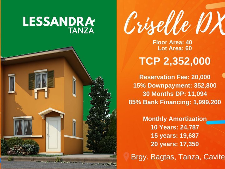 Affordable House and Lot in Tanza Criselle Duplex