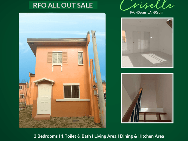 House and Lot Criselle For Sale