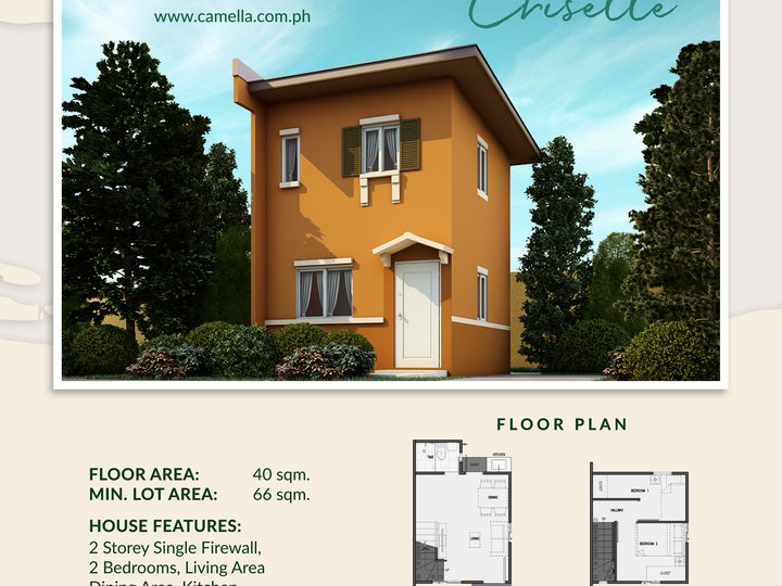 2-bedroom Criselle SF  House and Lot for Sale in Oton, Iloilo