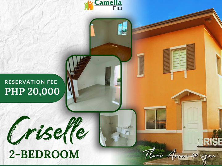 2-bedroom Single Attached House and Lot For Sale in Camarines Sur