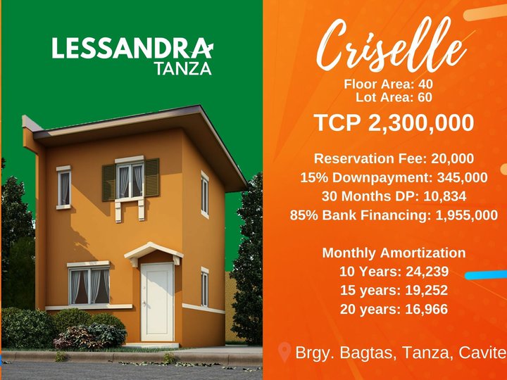 Affordable House and Lot in Tanza Criselle