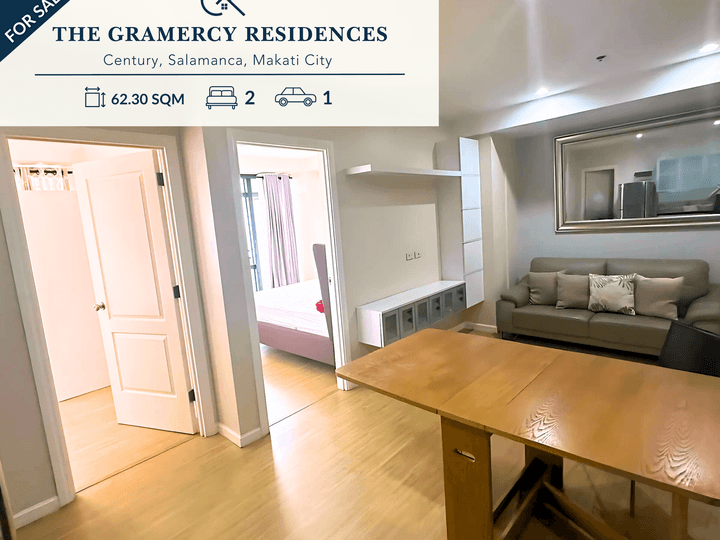 For Sale 2 Bedroom (2BR) | Semi Furnished Condo Unit at Gramercy Residences Makati