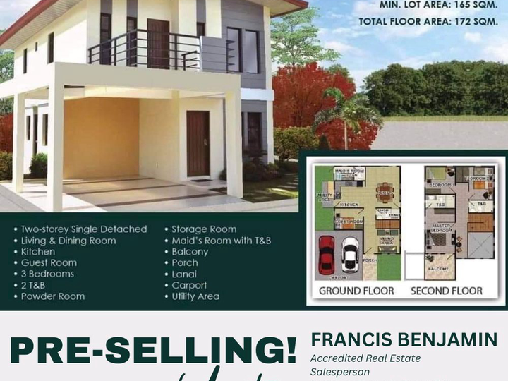 3-bedroom Single Detached House For Sale in Lipa Batangas