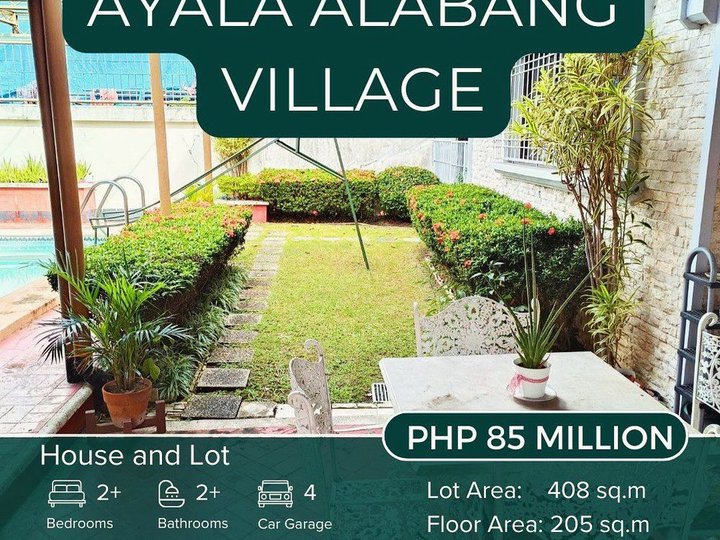 Ayala Alabang Village - House and Lot (Old Bungalow)