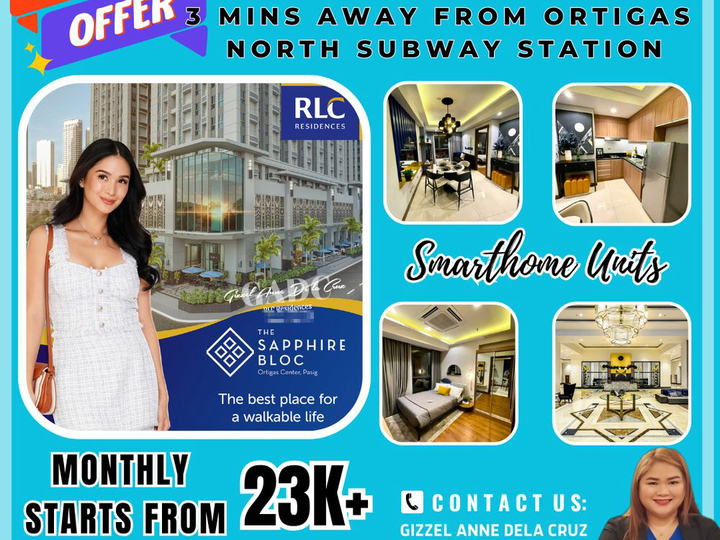 Near Pasig Subway Station: Pre-Selling Condo at the Sapphire Bloc in Ortigas Pasig