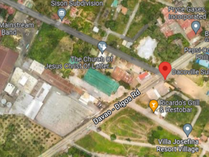 Commercial/Residential Property For Sale in Dacoville Subd. DAVAO CT