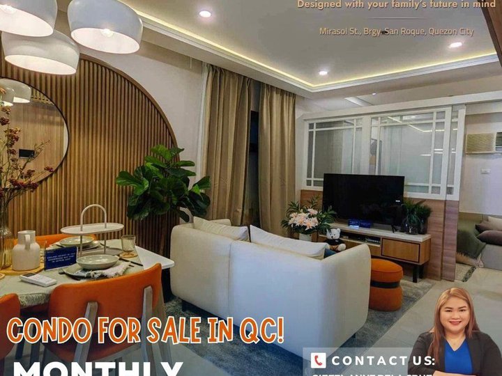 Affordable Pre-Selling Smarthome 2BR condo with balcony for sale in Quezon City at Mira