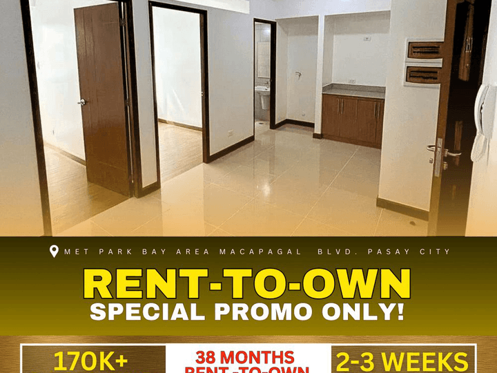 Pet-Friendly Rent to own 2 Bedroom condo for sale in Pasay City near Mall Of Asia