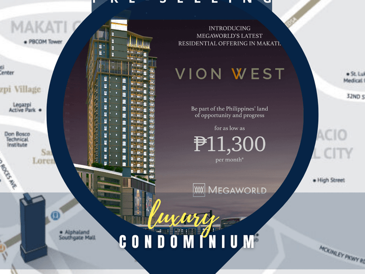 No Downpayment with 0% Interest | Pre-selling condominium (VION WEST)