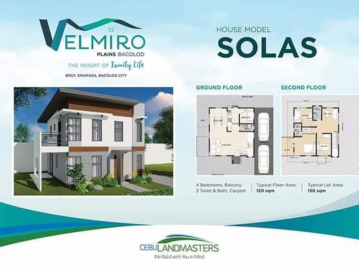 2 storey single detached house and lot located Burgos avenue Bacolod .