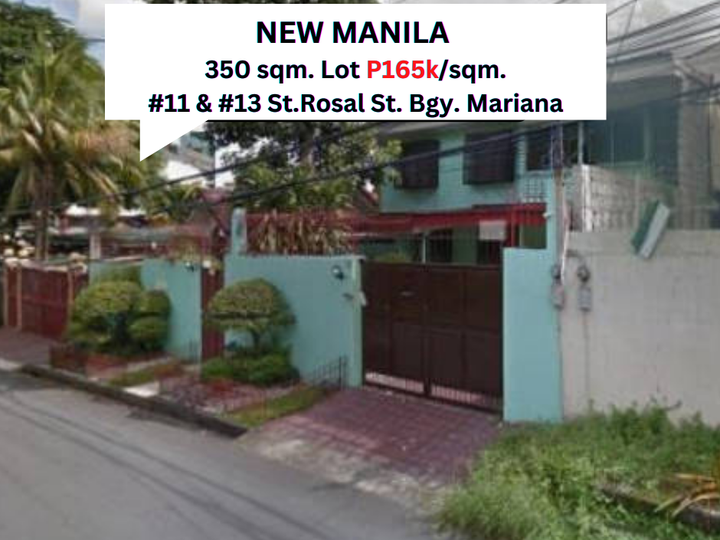 BEST BUY! New Manila Rosal St. Barangay Marianna Q.C. lot for sale!