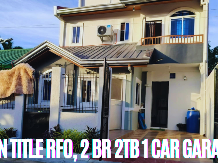 2-bedroom House and Lot 2 Toilet & Bath with 1 Car garage  For Rent in General Trias Cavite