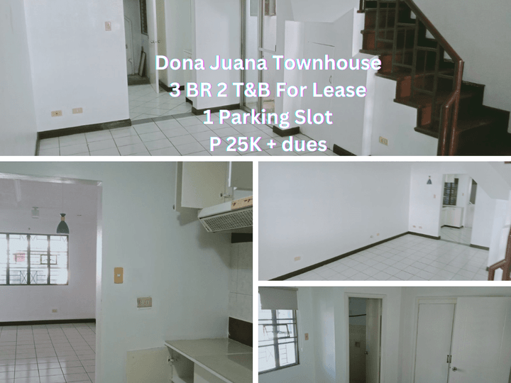 Dona Juana Townhouse 3BR 2T&B For Lease